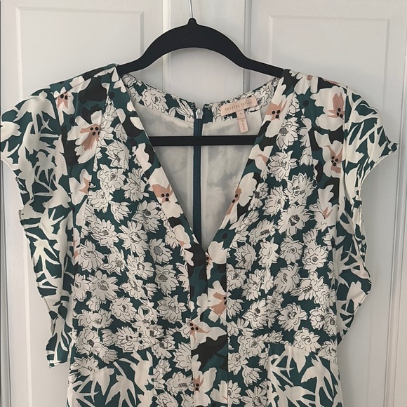 Rebecca Taylor Floral V-Neck Dress - Picture 2 of 6